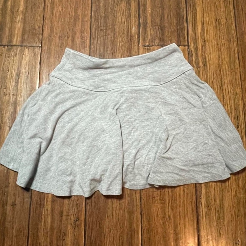 Hollister Light Gray Skater Skirt
